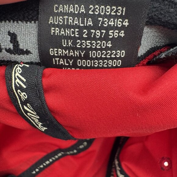 Mitchell & Ness Philadelphia 76ers Core Basic Red Adjustable Snapback Hat Cap - Picture 7 of 12